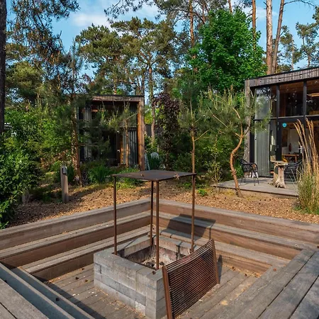 Modern Chalet With A Nice Fireplace, On The Veluwe Otterlo